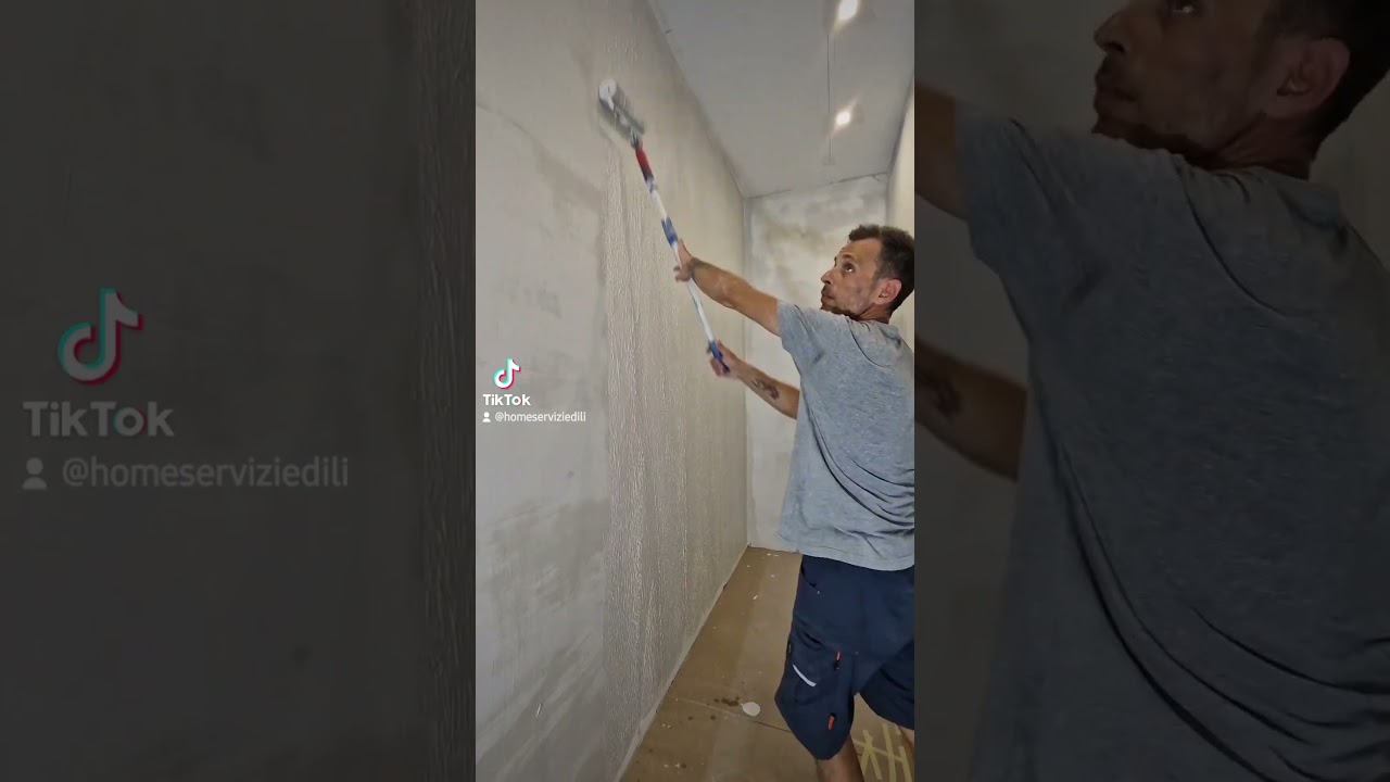 rasatura interna con stucco knauf super finish. #edilizia #cantiere #ristrutturazione #renovation