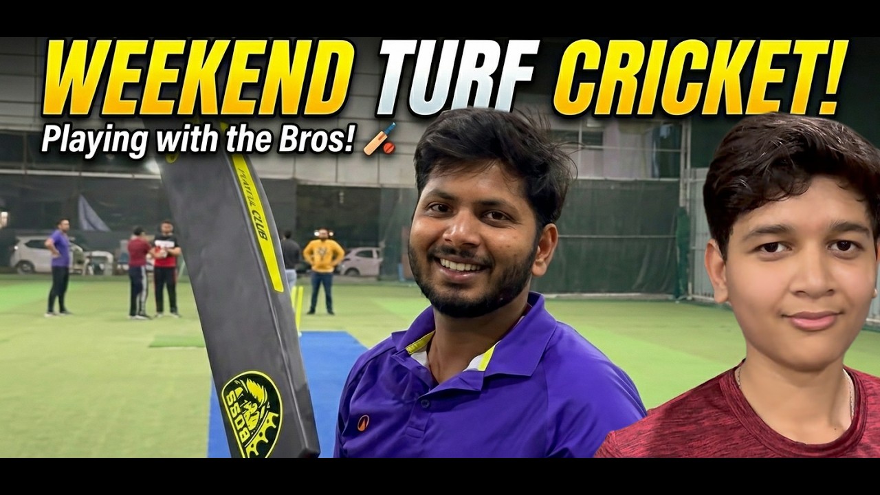CHILL WEEKEND TURF CRICKET WITH BROS 🏏🔥
