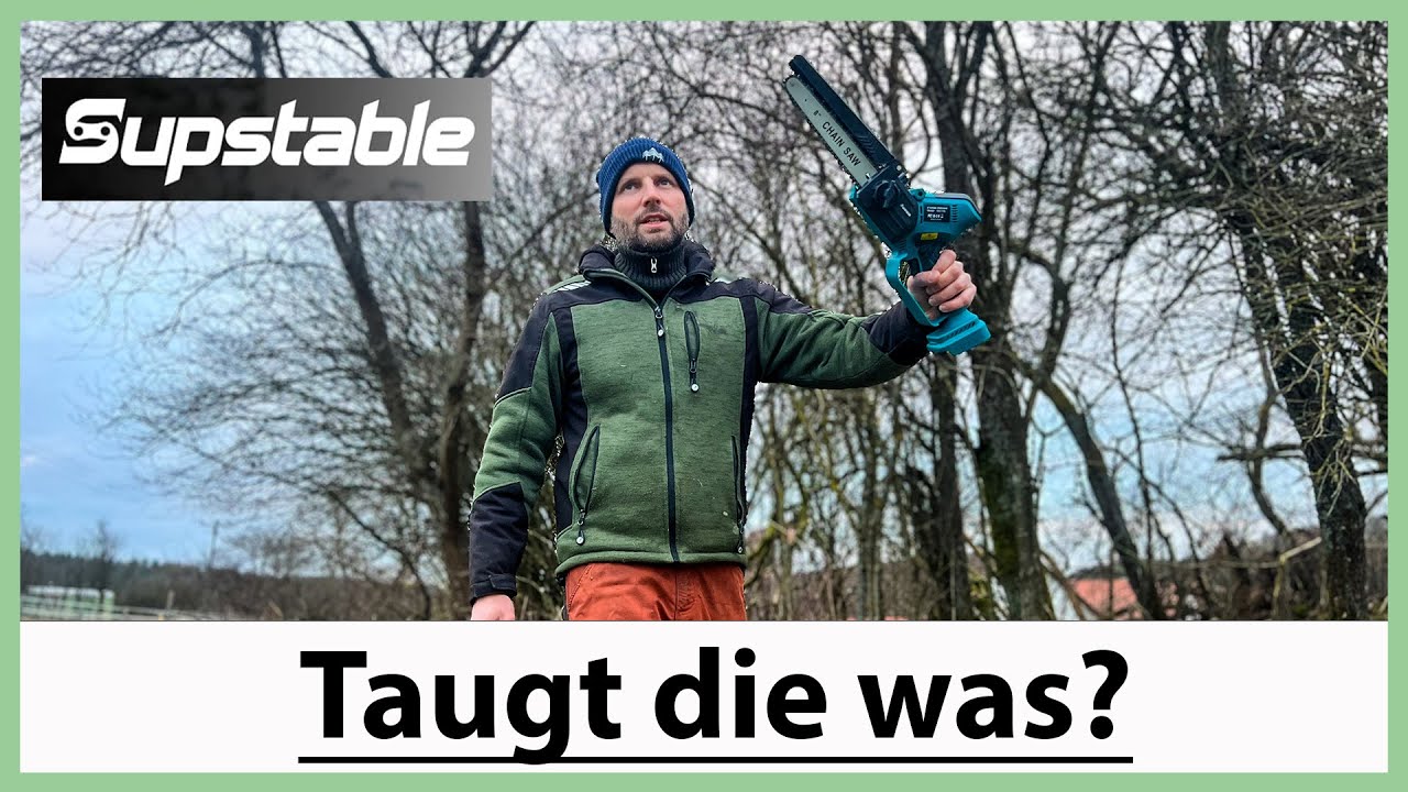 Akku Kettensäge im Test - Ist die Mini Akku Säge von Supstable ihr Geld wert?