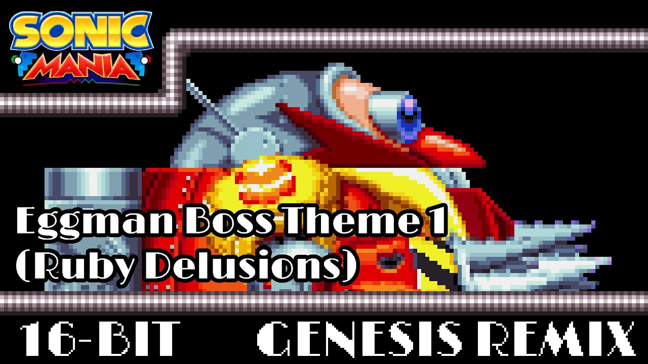 [16-Bit;Genesis]Eggman Boss Theme 1 (Ruby Delusions) - Sonic Mania