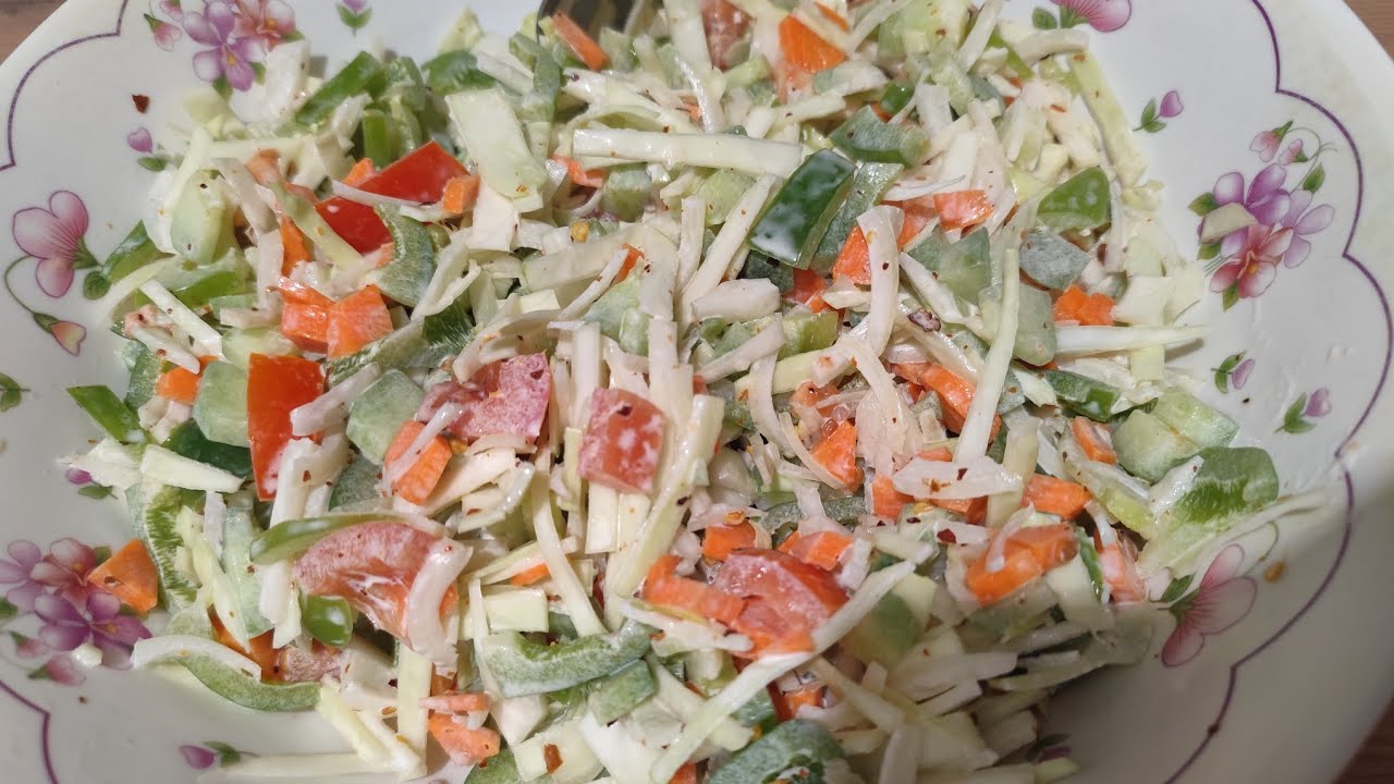 Salade croquante pour wrap