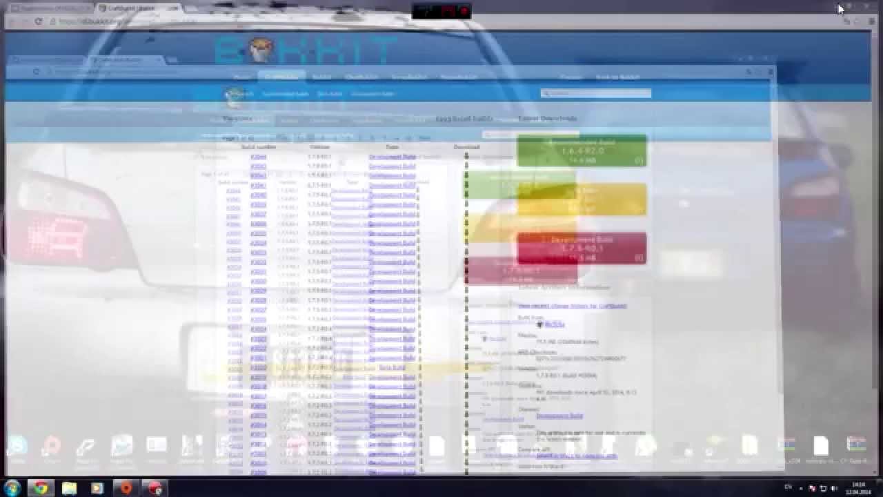 Как создать bukkit сервер minecraft 1.7.6 / 1.7.7 / 1.7.8  / 1.7.9 HD