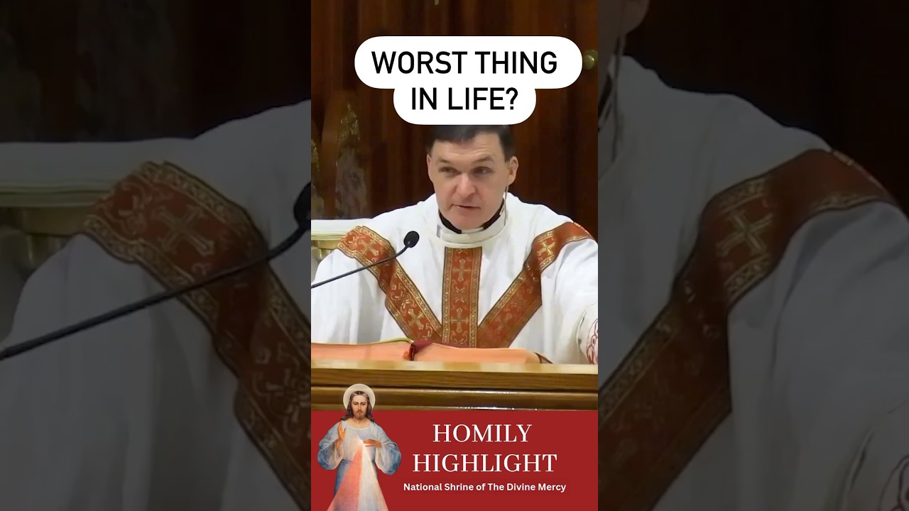What's the worst thing in life? #homily #homilyhighlights #catholichomily #christian #catholic