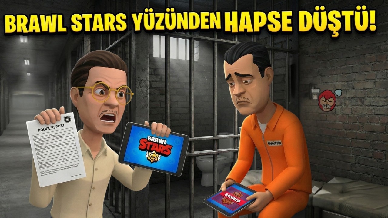 BRAWL STARS YÜZÜNDEN HAPSE DÜŞEN ÖĞRENCİ #brawlstars #komikvideolar #babamerhaba
