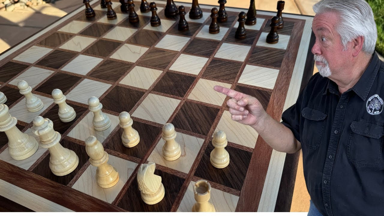 Think You Can Master This Chessboard Woodworking Challenge?