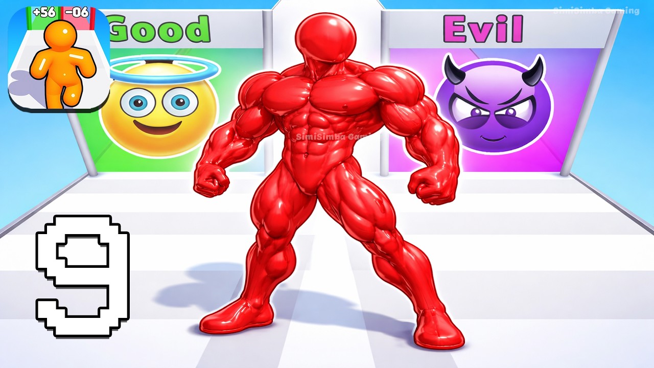 🔥Tall Man Run Gameplay Walkthrough Levels 5 Satisfying Height Growth (Android,iOS)