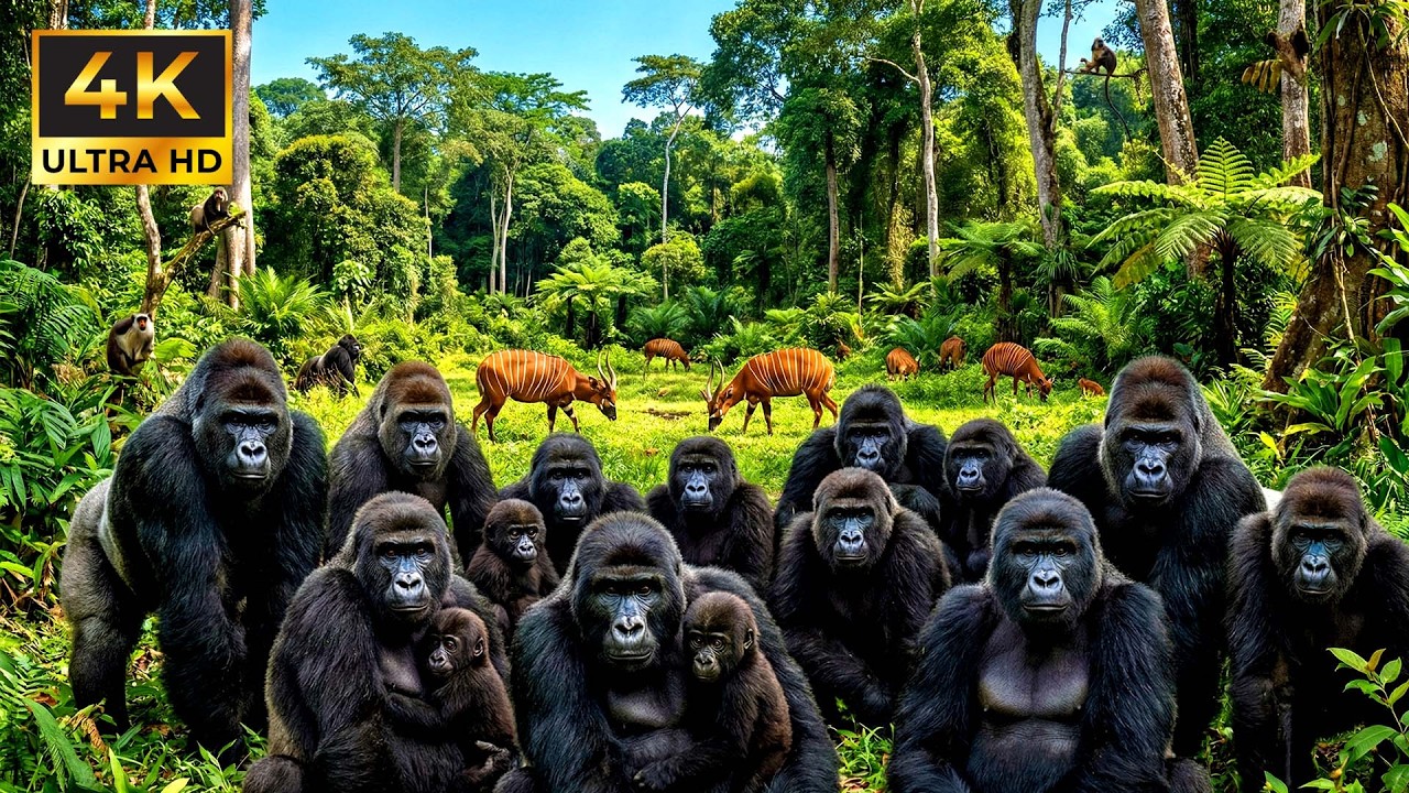 Relaxing Walk in the Congo: Western Lowland Gorillas, Bongos & The Hidden Forest Bai
