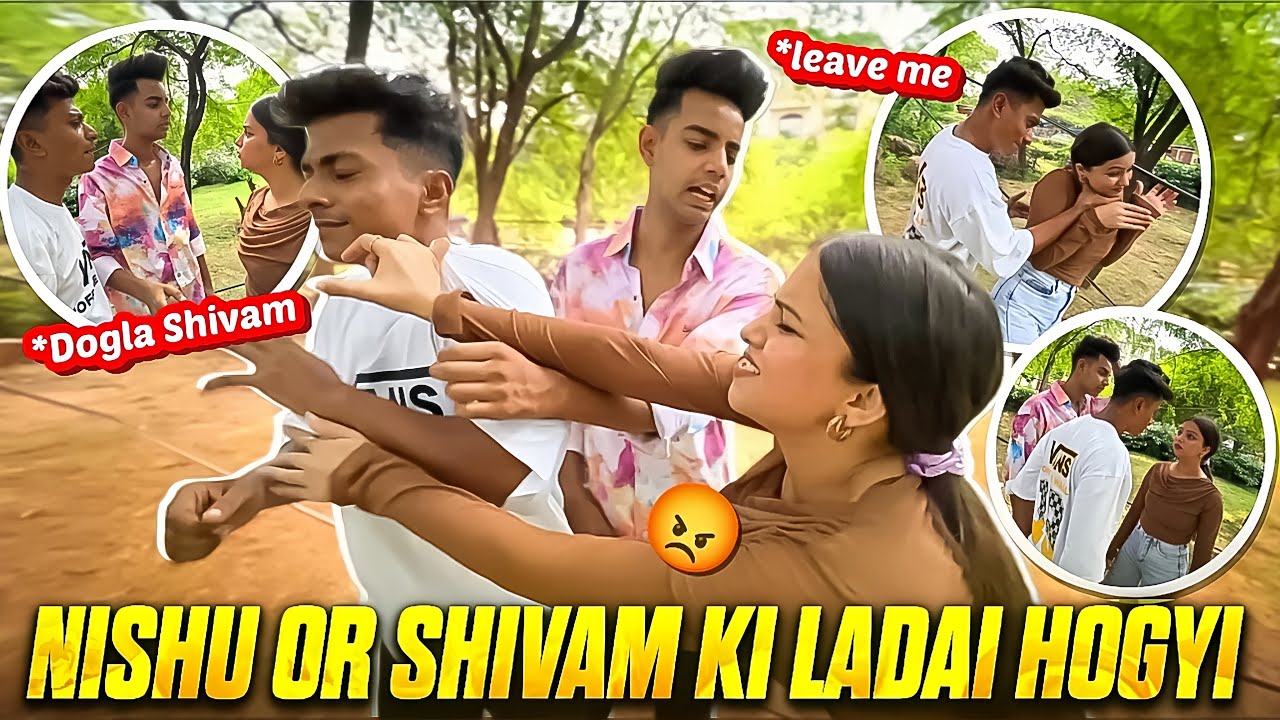 SHOOT PE LADAI HOGAYI SHIVAM SE 😱 || ABID KA DOST SHIVAM DOGLA NIKLA 💔 || NITISHA 09