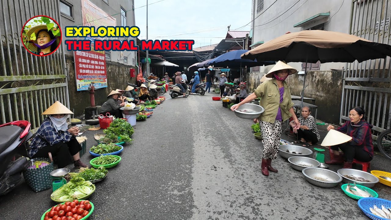 The market was deserted in the late morning | Vietnamese Country Market