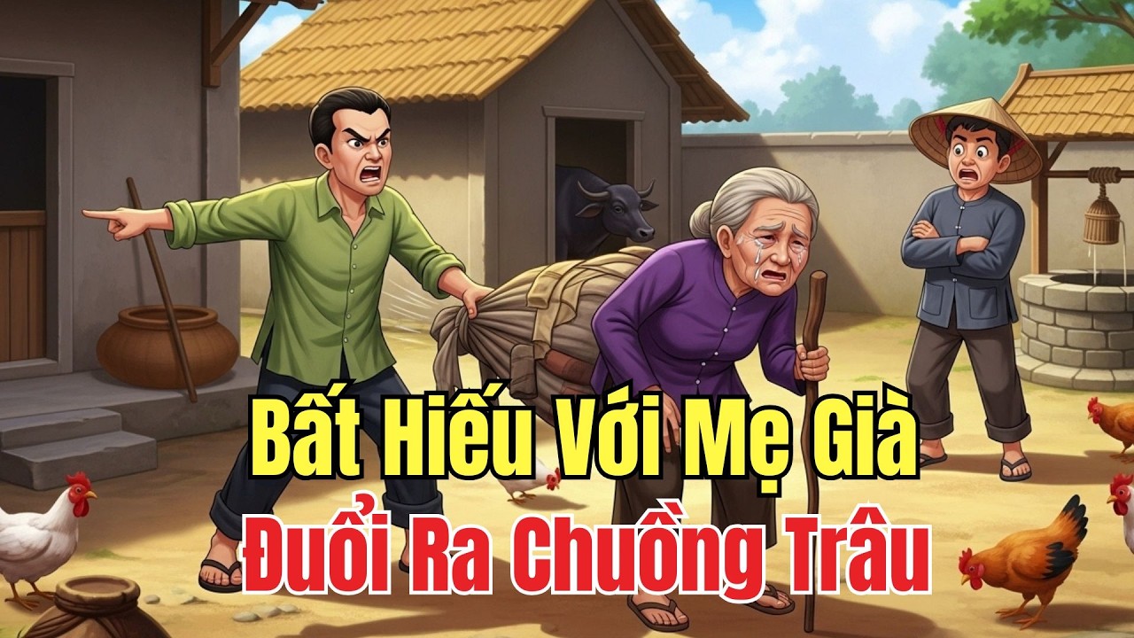 Truyện Nhân Quả Phật Giáo: Bất Hiếu Với Mẹ Già Đuổi Ra Chuồng Trâu Quả Báo Kinh Hoàng