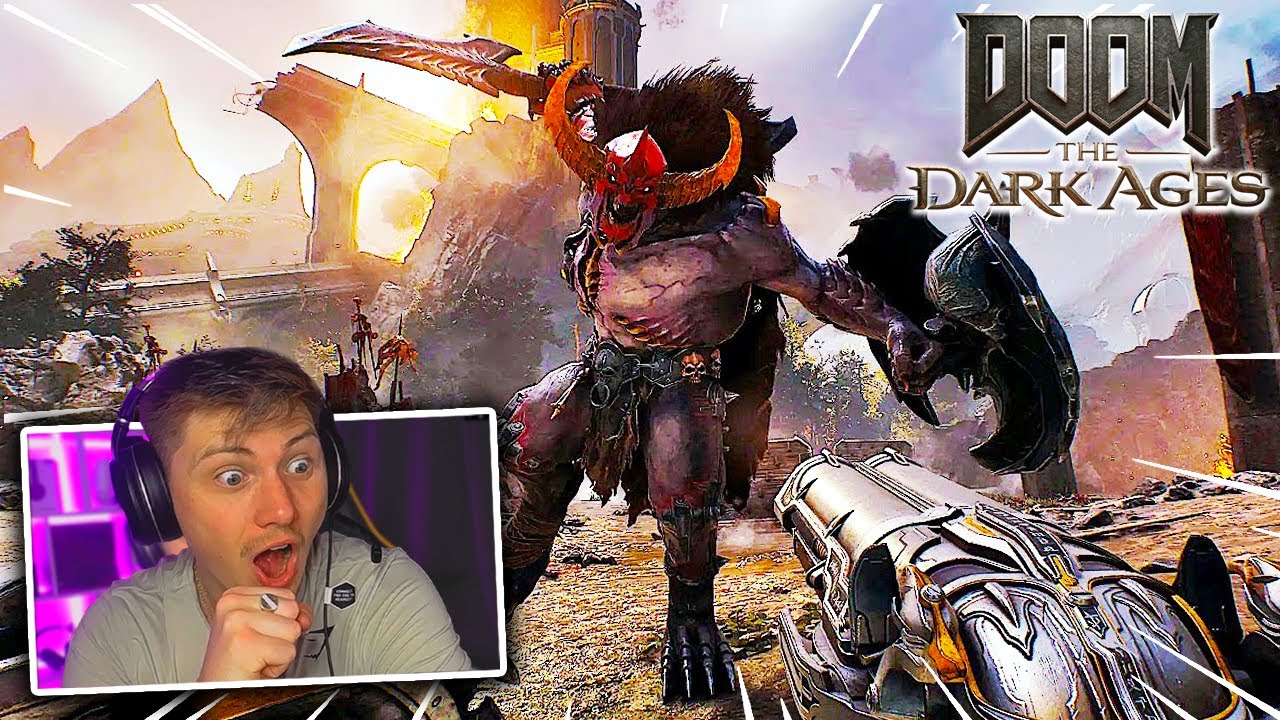 NEW DOOM THE DARK AGES Gameplay Looks INSANE!!😲 (Doom The Dark Ages Gameplay Reveal)