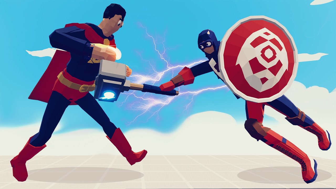 DC AND MARVEL TOURNAMENT | Totally Accurate Battle Simulator-TABS