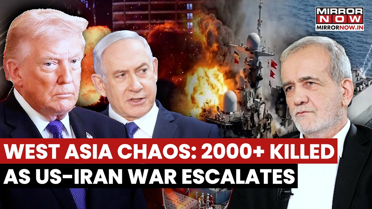West Asia Chaos: Death Toll Crosses 2,000 As Iran-US & Israel War Enters Day 14 | Watch