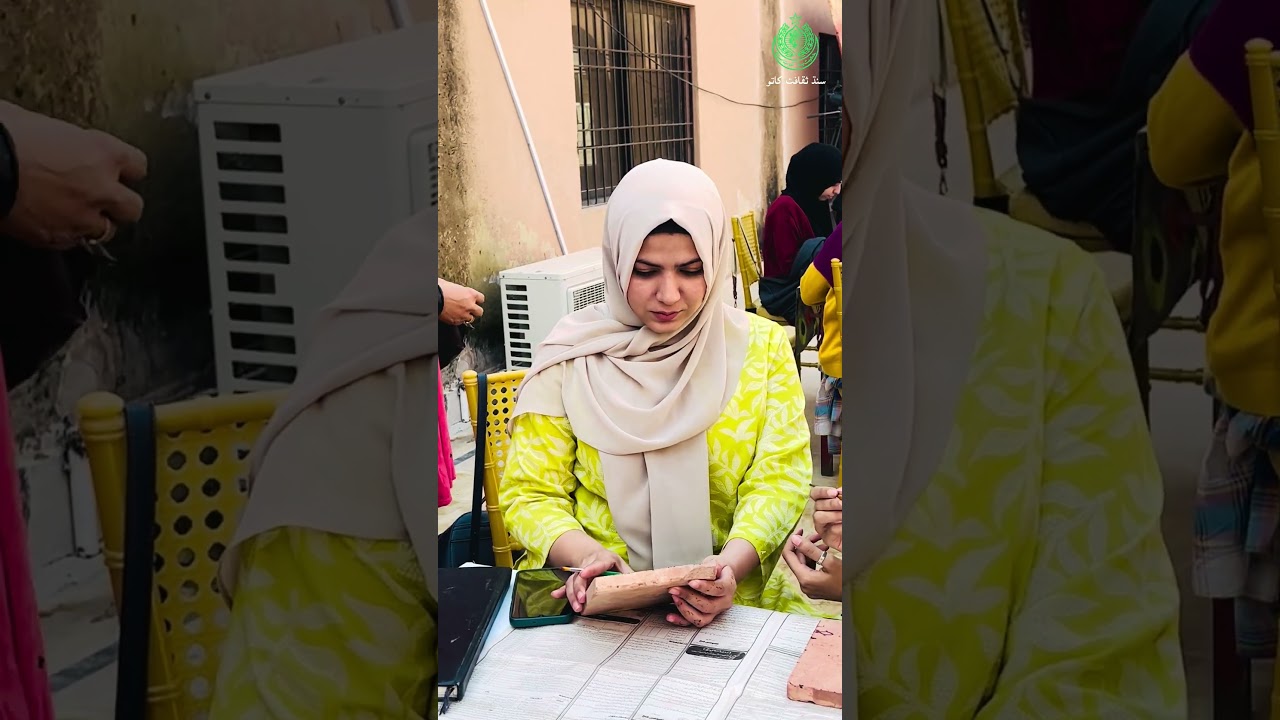 WORKSHOP "PAINT & PRINT"BY ROMILA KAREEM✨ ArtFest Karachi 2026 – Day 2 | Culture Department Sindh