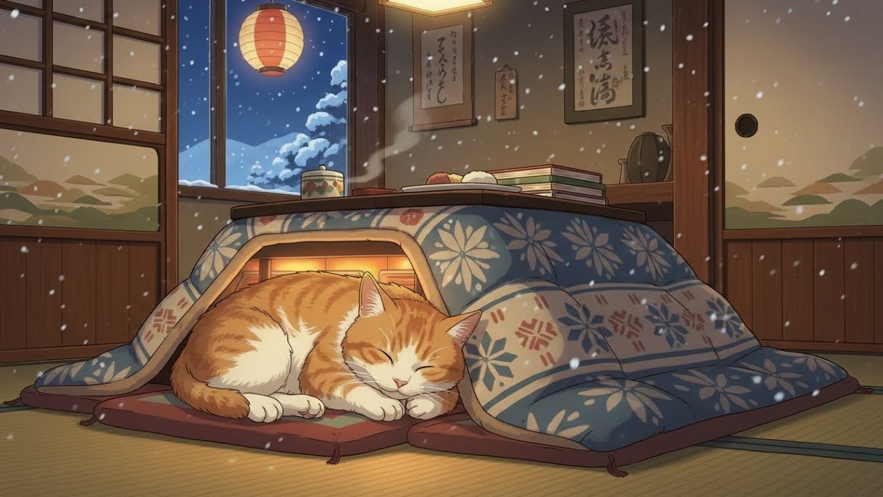 Cozy Ghibli-Style Winter Feast ❄️ Heartwarming Cooking & Snowy Vibes | Ghibli Dream Life 