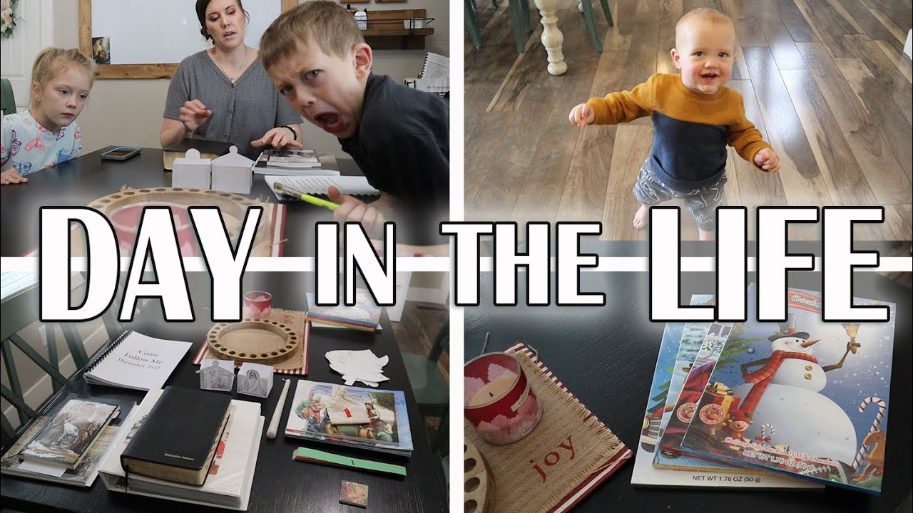 Christmas Schooling Day in the Life | Show & Tell Collaboration