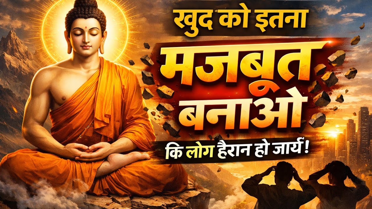खुद को इतना मजबूत बनाओ, कि लोग हैरान हो जायें || Motivational Buddha Quotes For Success in Life