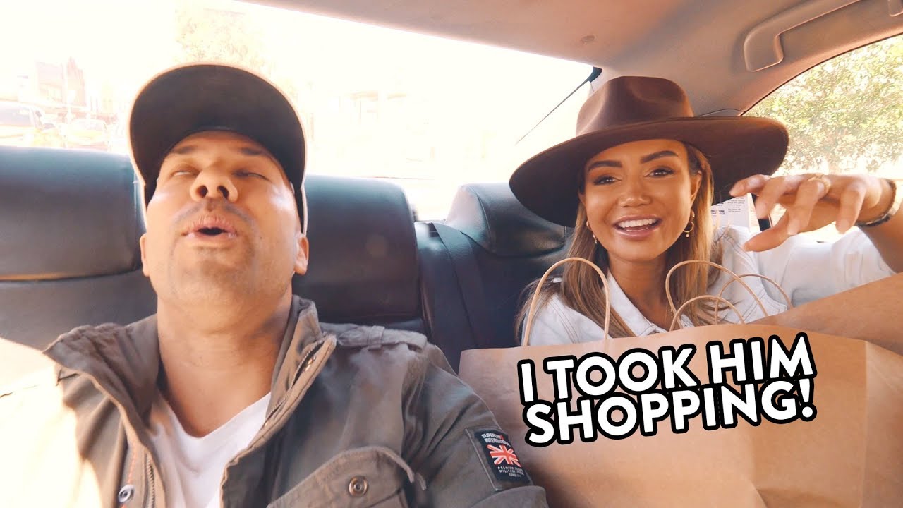 Husband and wife shopping day