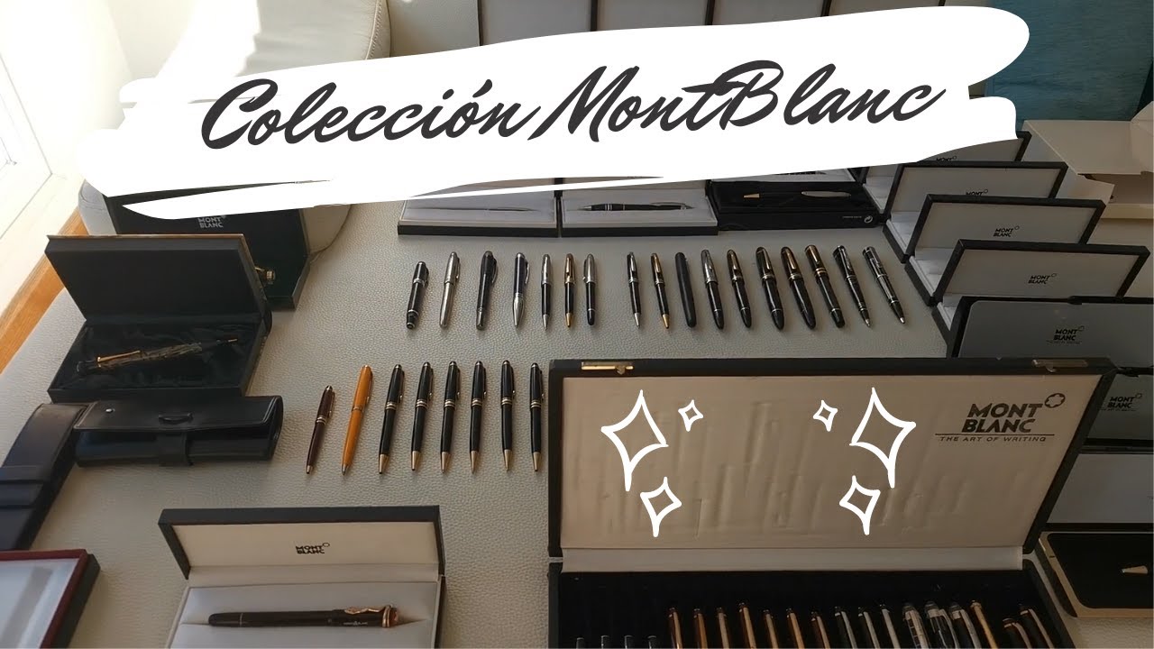 Gran colección de plumas especiales MontBlanc, más de 30.000 euros invertidos ¿Cuál es tu favorita?