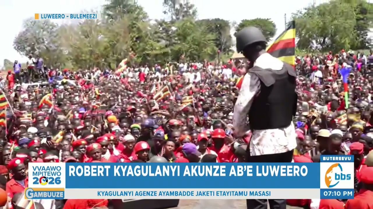 Robert Kyagulanyi Akunze ab’e Luweero Okumulonda Bafune Enkyukakyuka