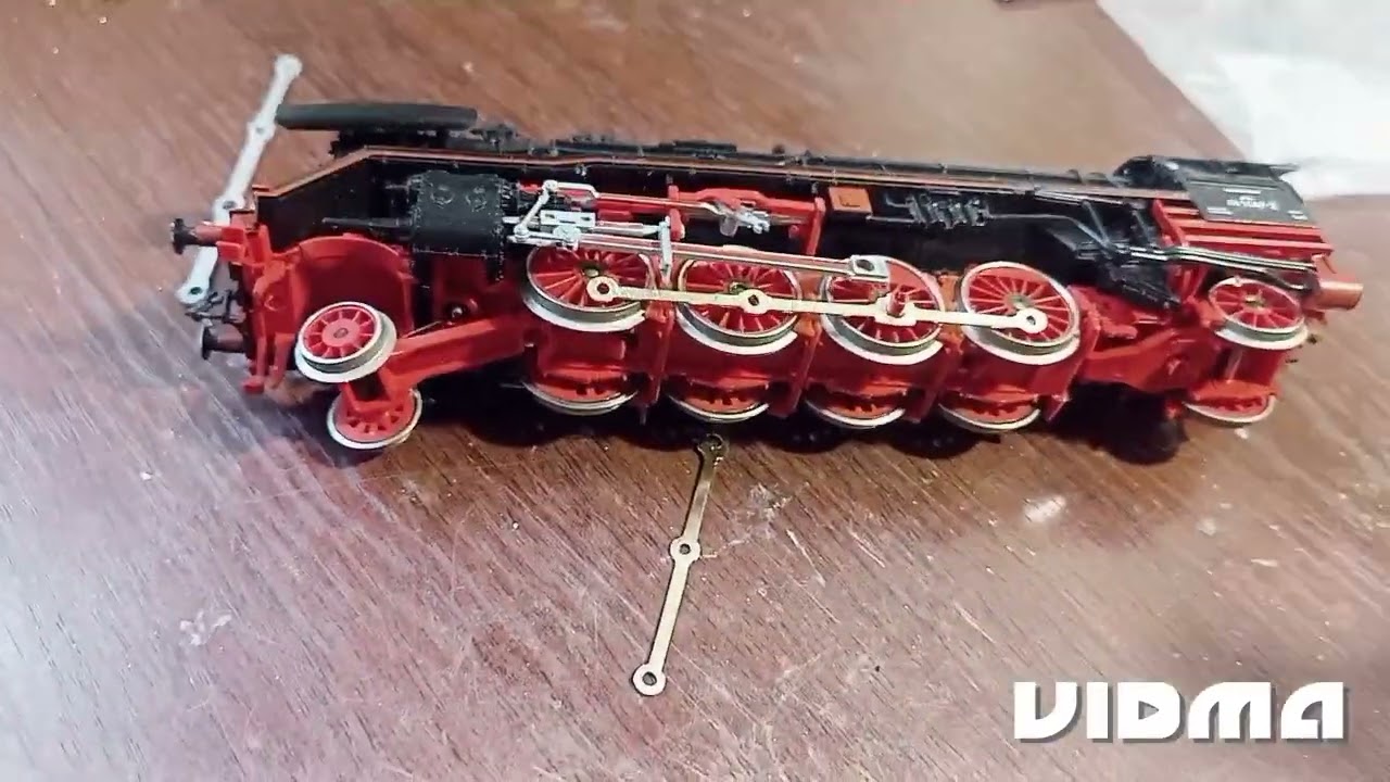 ремонт ремонт паровоза BR41. изготовление и установка кулис.