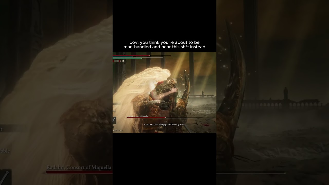 This was the most confusing move first seeing this #eldenring #soulsborne #gaming