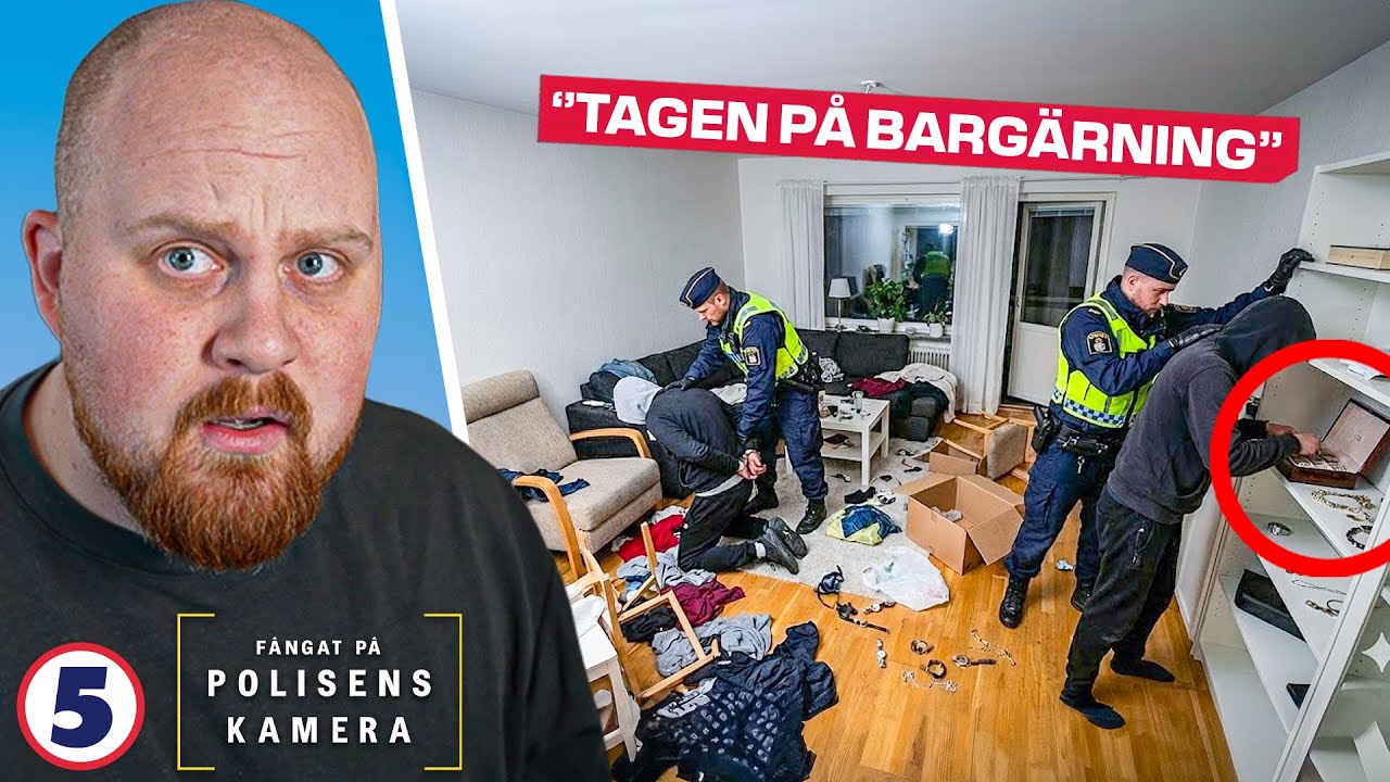 Polisen STOPPAR PÅGÅENDE INBROTT i ett hus! | Fångat på polisens kamera #26