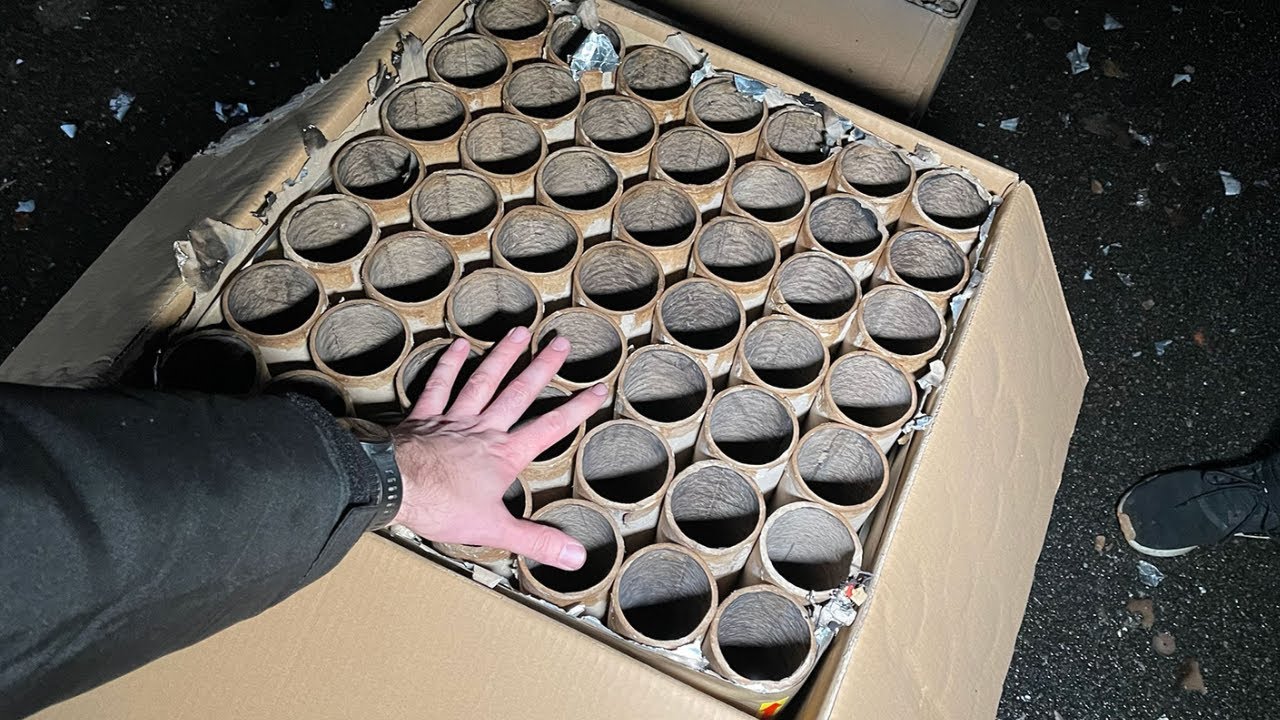 Biggest backyard FIREWORKS 