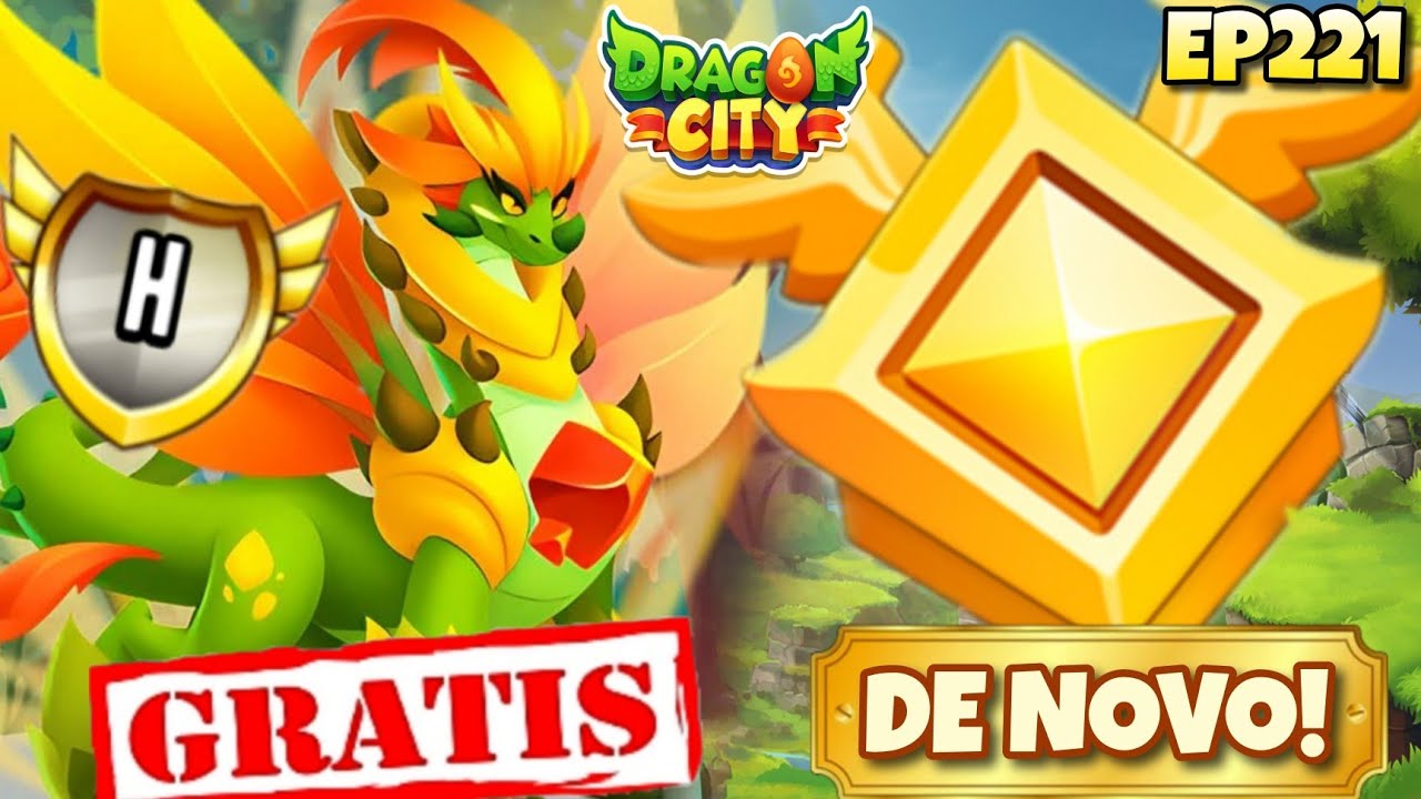 HEROICO VIP GRÁTIS! PRA QUALQUER INICIANTE!🤯🔥 - EP221 DRAGON CITY 