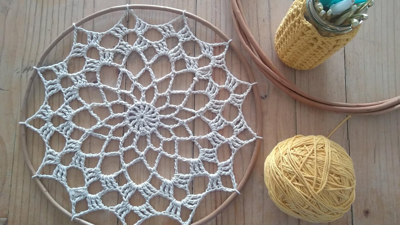 ATRAPASUEÑOS VIRAL! 30cm #crochet #tutorial #atrapasueños