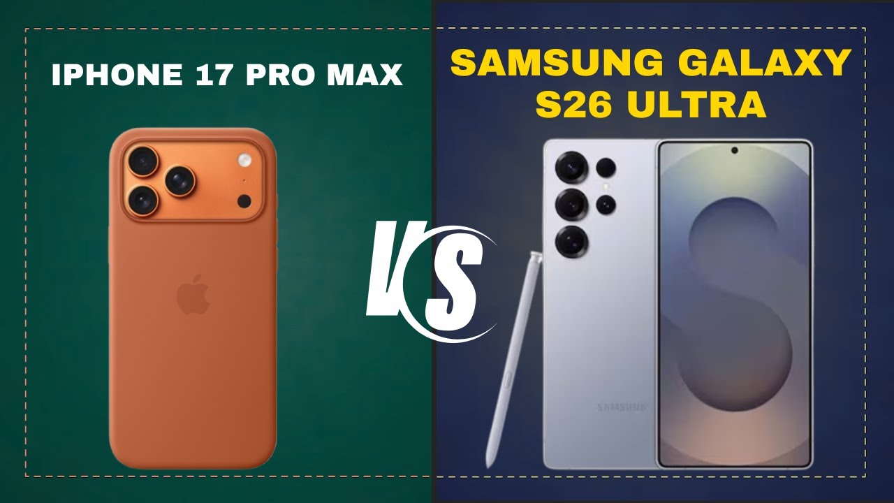 Samsung Galaxy S26 Ultra vs iPhone 17 Pro Max Full Comparison 2025 | SmartTechWithSam