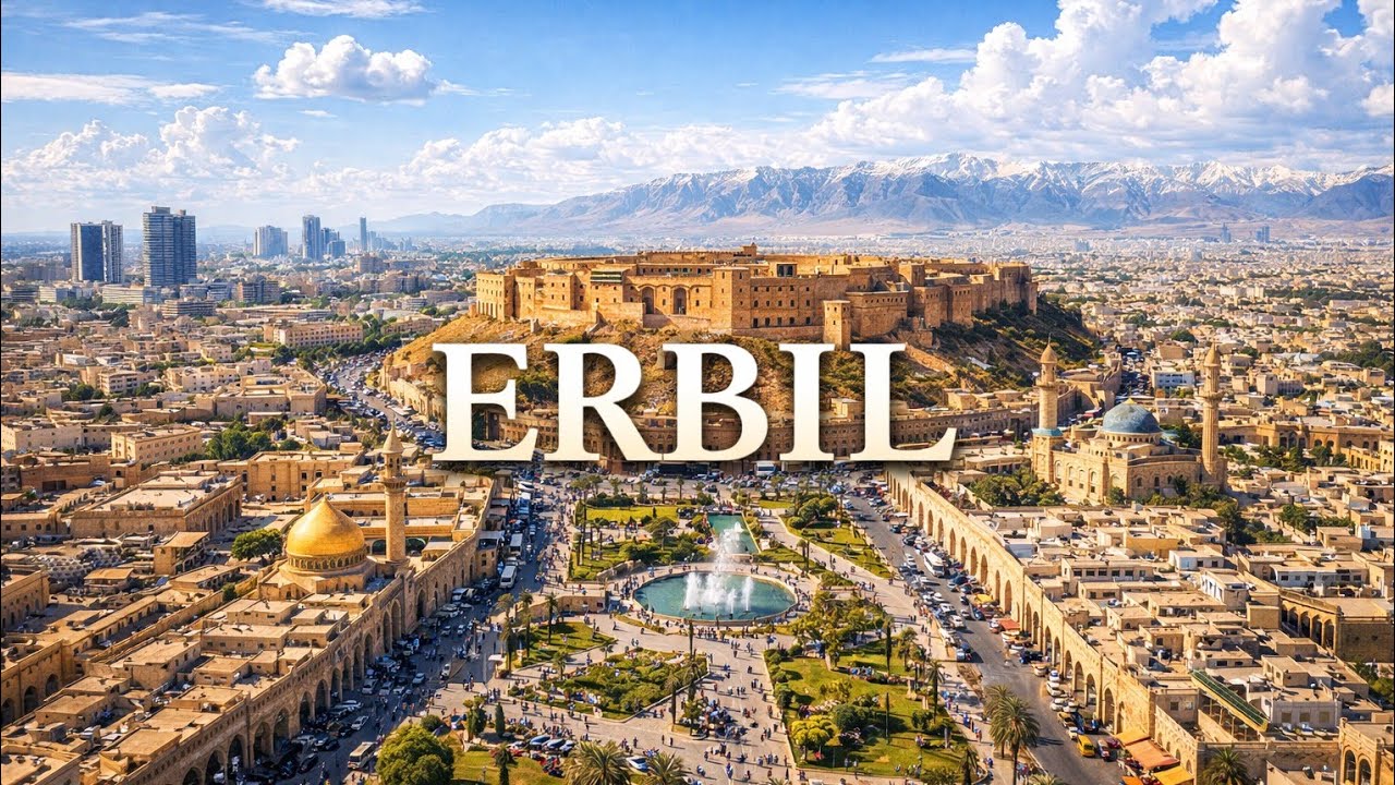 Erbil City - Iraq 4k By Drone 2026 - Kurdistan 2026