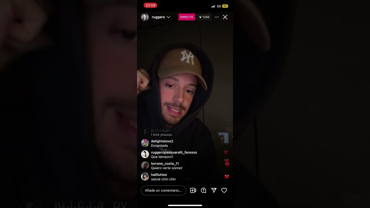 Ruggero Pasquarelli 29th January Instagram Live
