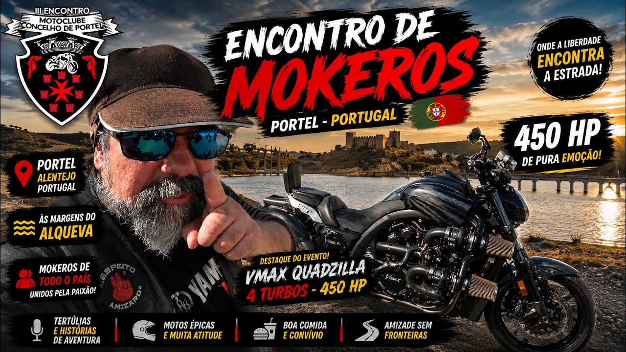 VMAX Quadzilla and VMAX Supercharged! Vai mazé pa Alqueva! #155