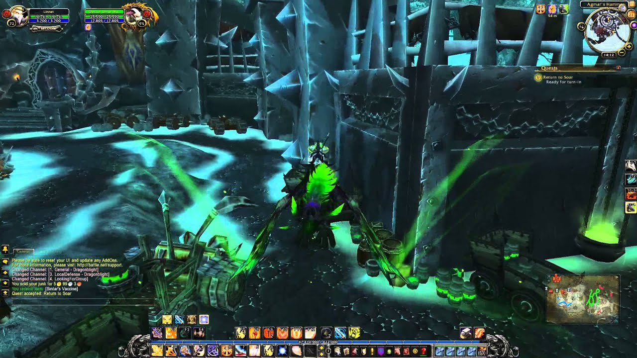 Return to Soar Quest Playthrough  - Dragonblight
