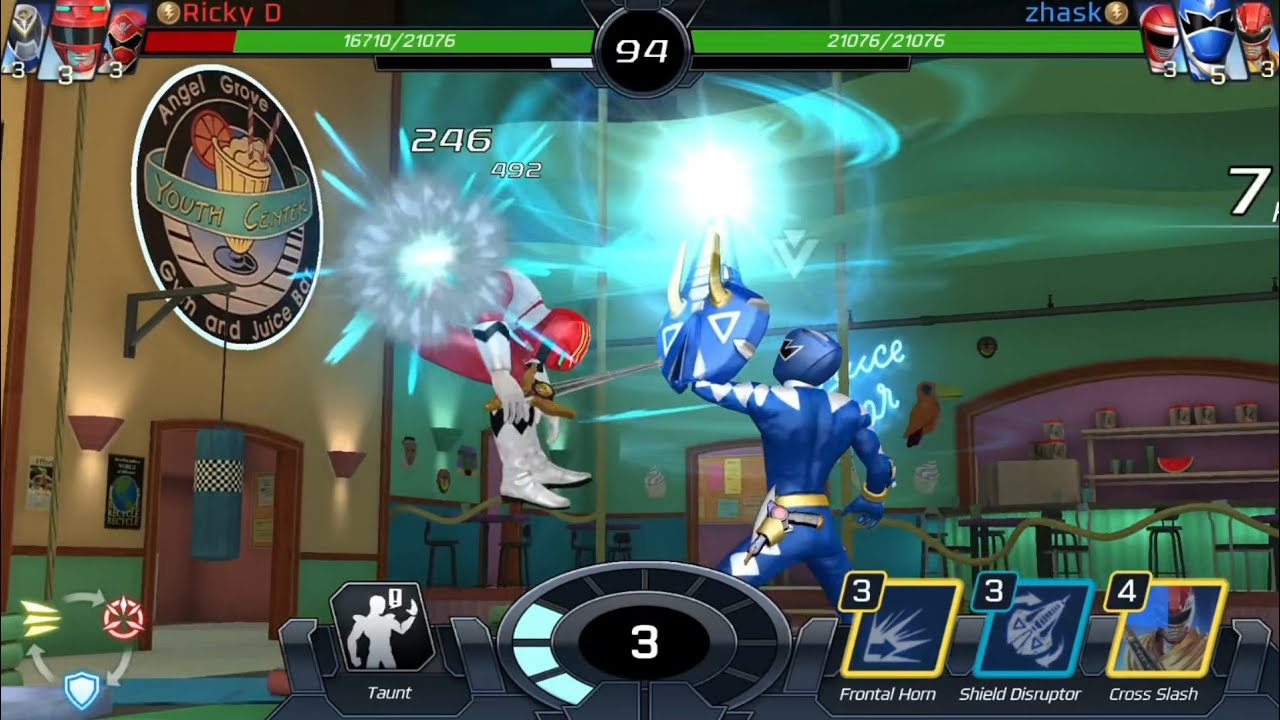 Power Rangers Legacy wars Dino Thunder Blue Ranger Gameplay 