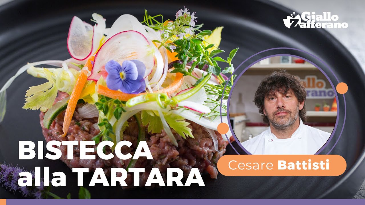 Стейк-тартар 🥩 эффектно! Подготовил шеф-повар Чезаре Баттисти 😋