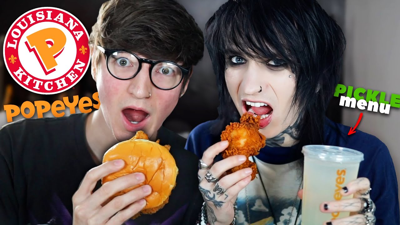 Trying Popeyes New Pickle Menu!