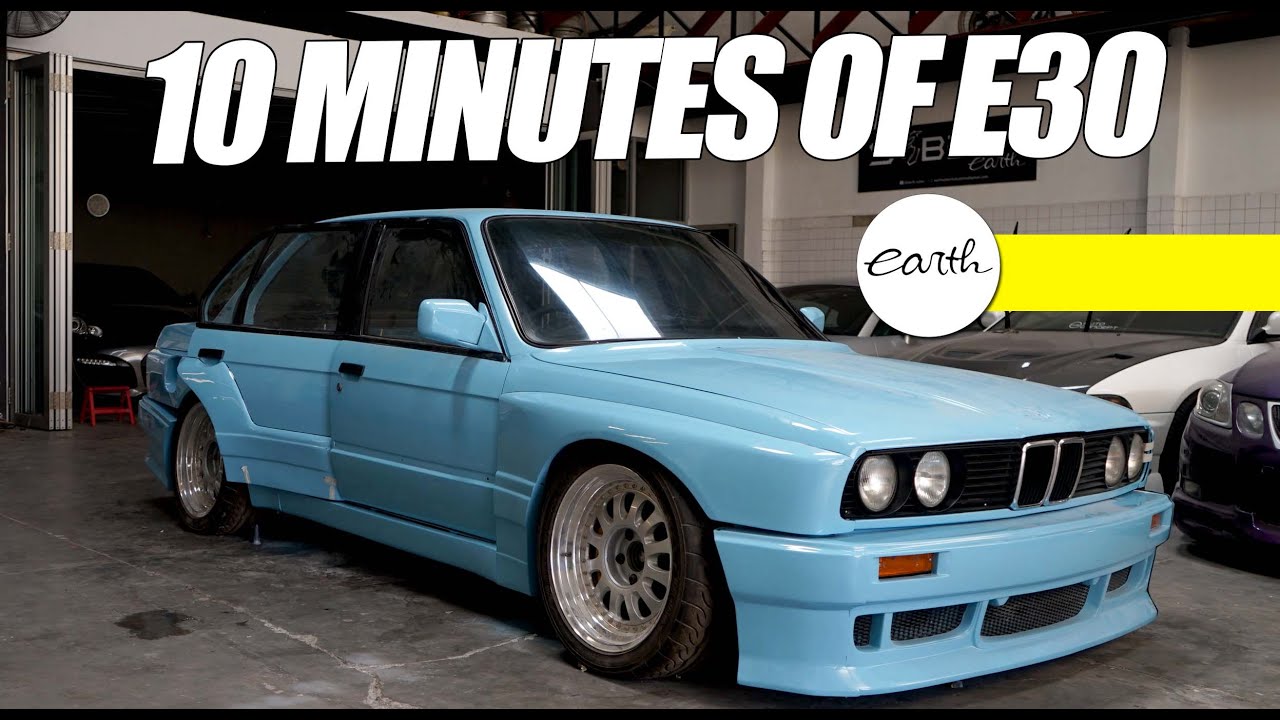 10 MINUTES BUILD OF MODIFIKASI BAGGED BMW E30 SABER WIDE BODY  #CARVLOG