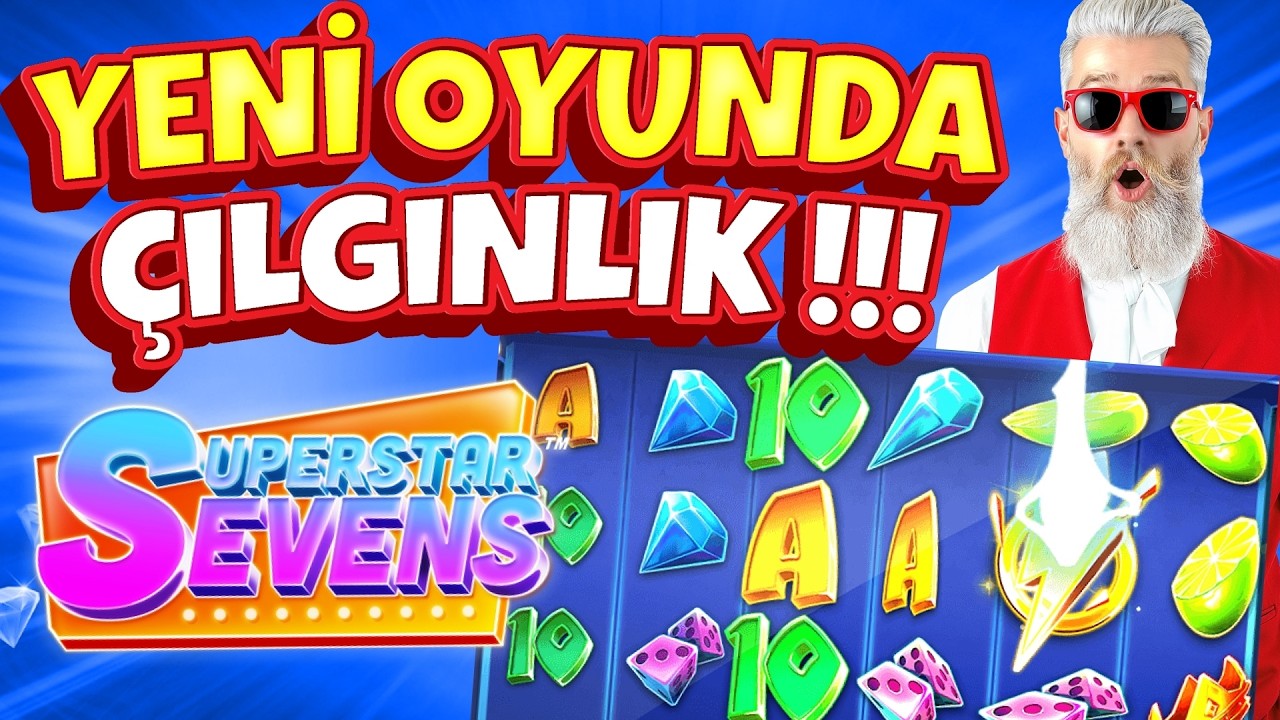 SLOT OYUNLARI 🌟 Superstar Sevens 🌟 YENİ OYUNDA &Ccedil;ILGINLIK !!! #slotlevo #slots