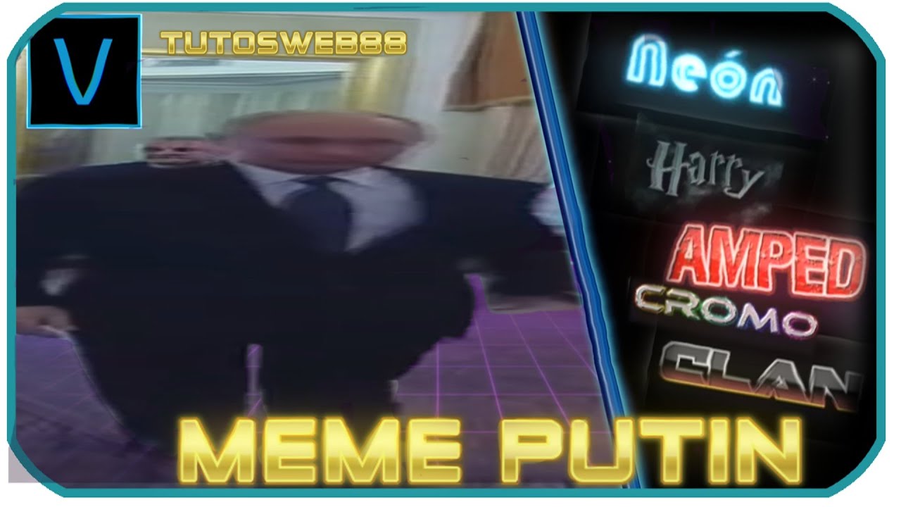 Como Hacer Meme Putin Wide Walking/ 💥Textos Gratis /  Sony Vegas tutorial Pro Preguntas Frecuentes🎬