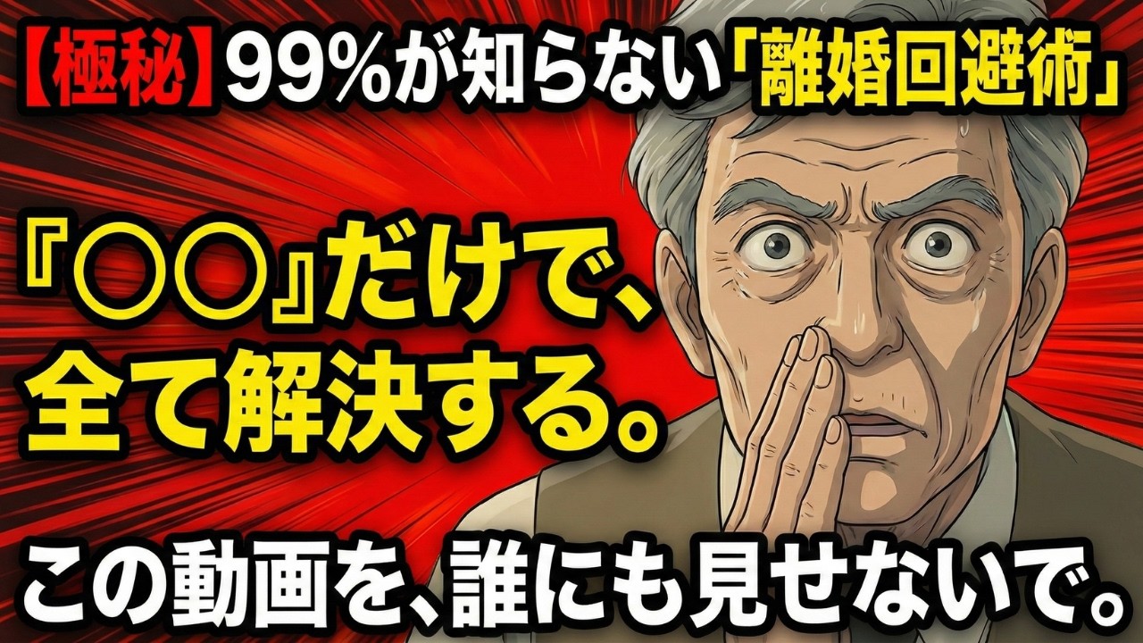 「夫婦でいる必要ありますか？」熟年離婚はしなくていい。『〇〇』という選択肢【シニアライフ】【60代以上の方へ】