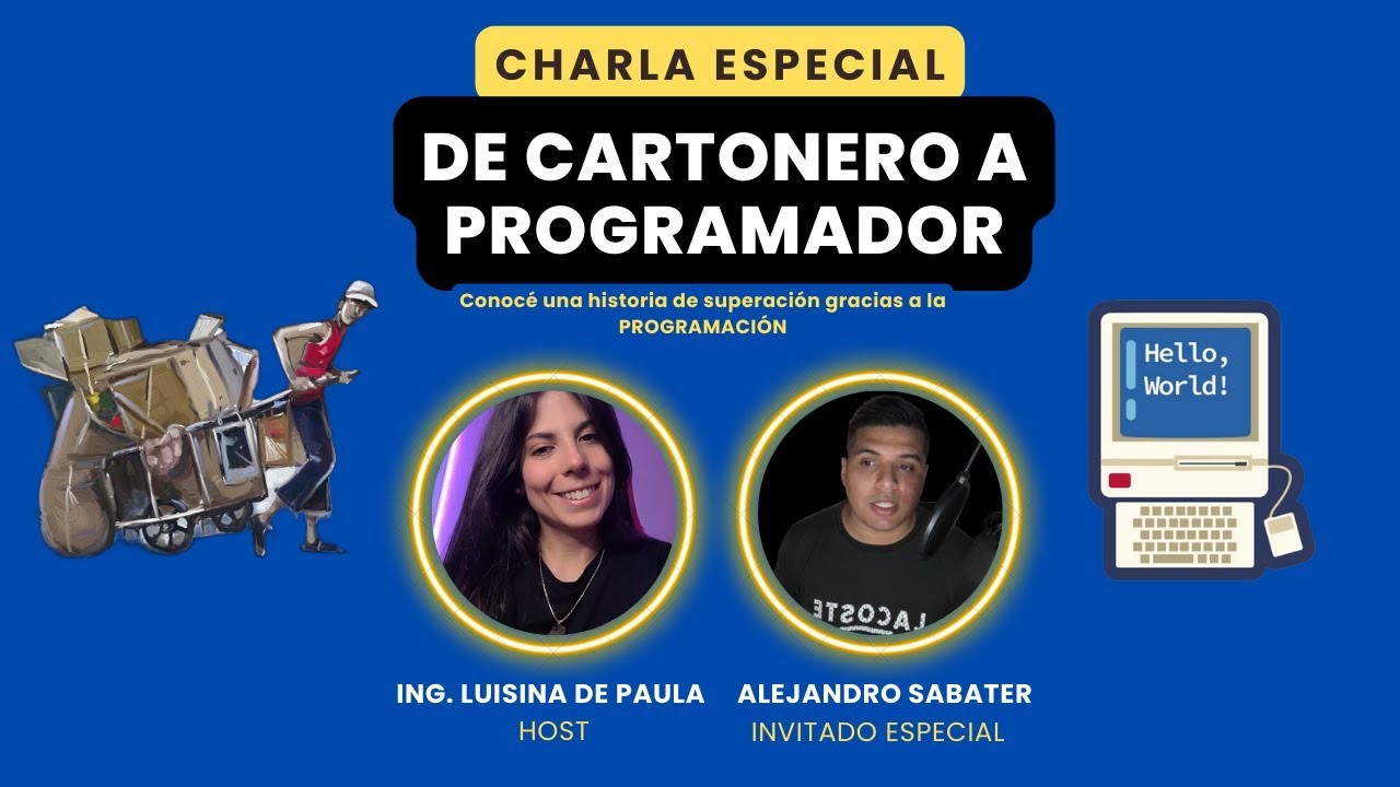 🔴 De CARTONERO a PROGRAMADOR 🛒👨🏻‍💻 ¿SE PUEDE? La historia de Alejandro Sabater