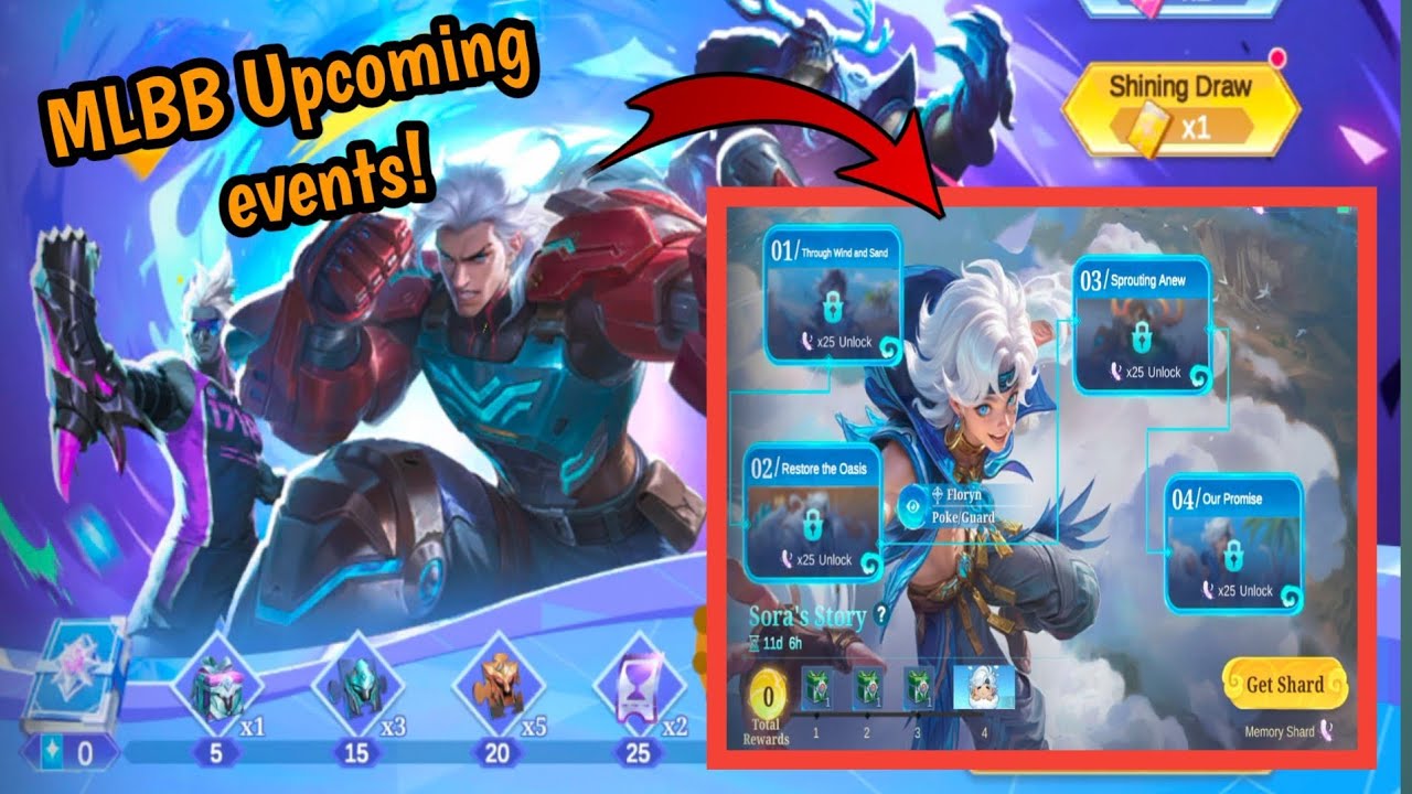 MLBB x SPONGEBOB | NEW UPCOMING EVENTS | CYCLOPS SPONGEBOB SKIN | NEW HERO SORA