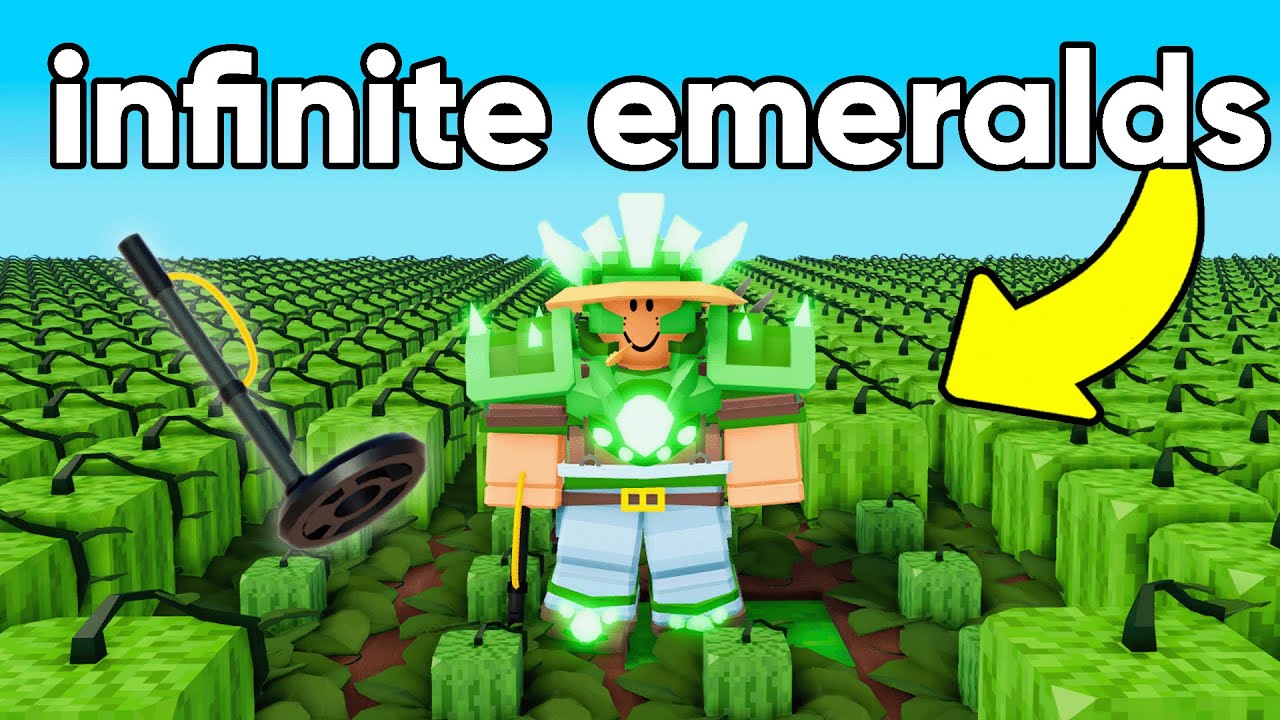 Metal Detector is FREE, so i Combined it with FARMER.. (Roblox BedWars)