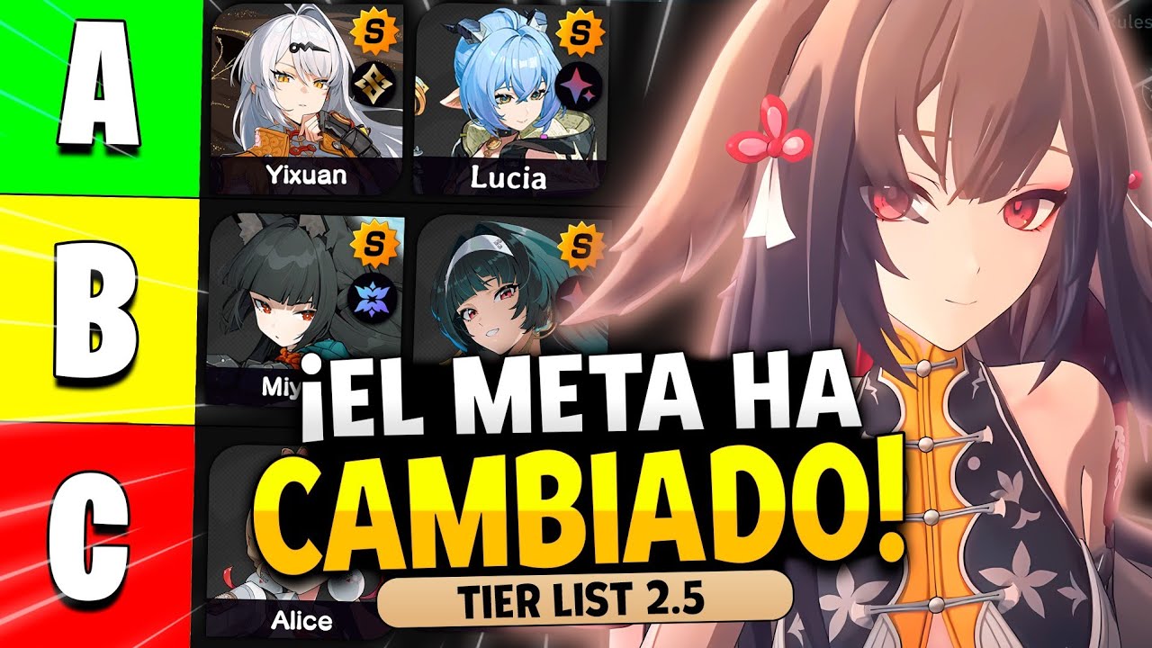 😨Los Mejores Personajes de 2025 son... (se viene funa) | Tier list 2.5 Zenless Zone Zero