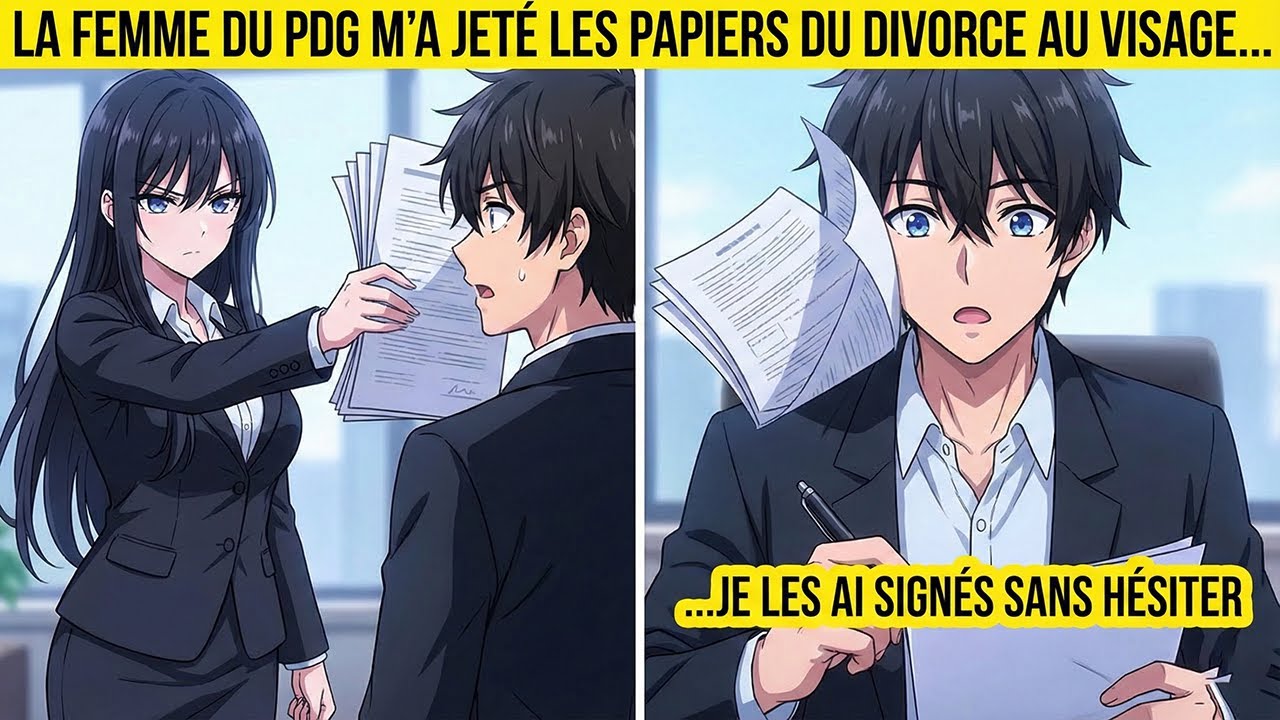 La femme du PDG m’a jeté les papiers du divorce au visage… je les ai signés sans hésiter