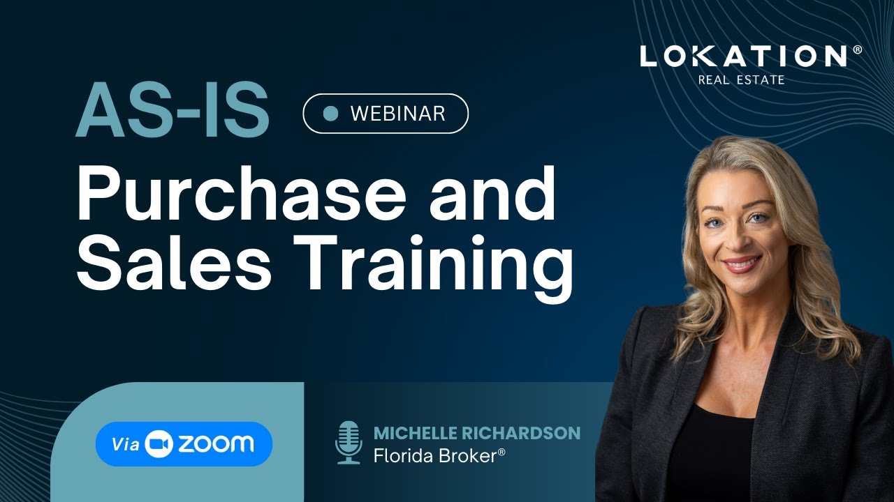 Florida Realtors AS IS Contract Explained (Step-by-Step Tutorial for Agents)