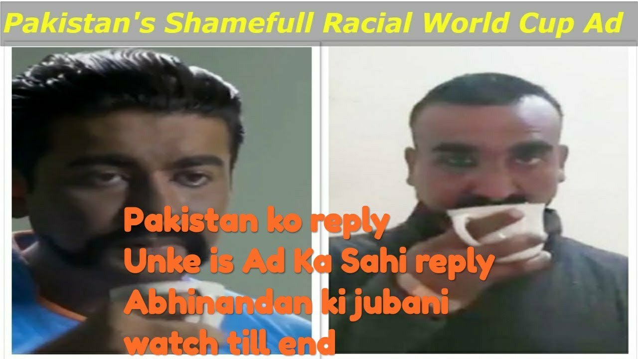 Pakistani advertisement on Abhinandan. Best reply Dubbed on advertisement watch till end