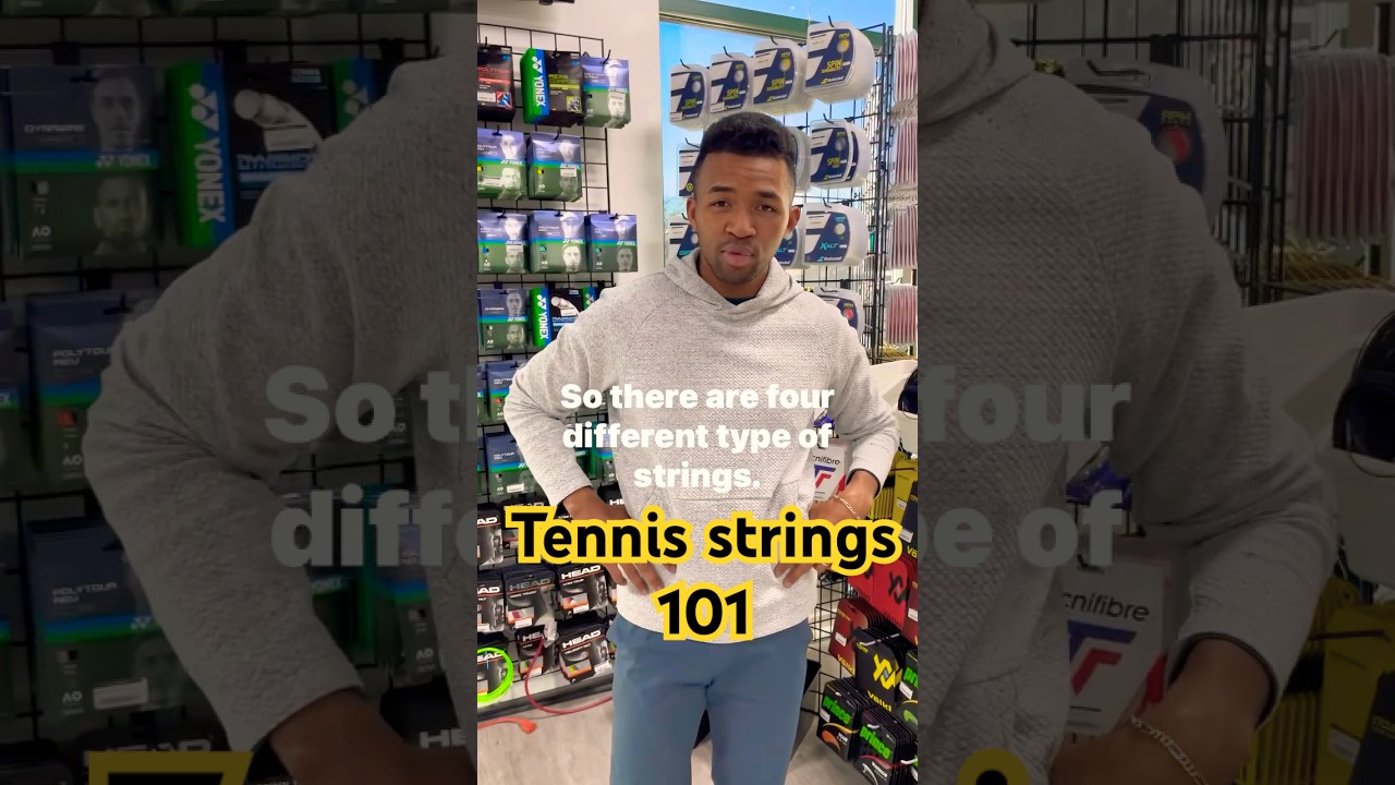 Quick intro on the common string types. Which kind do you use and why? #tennis #tennisstrings